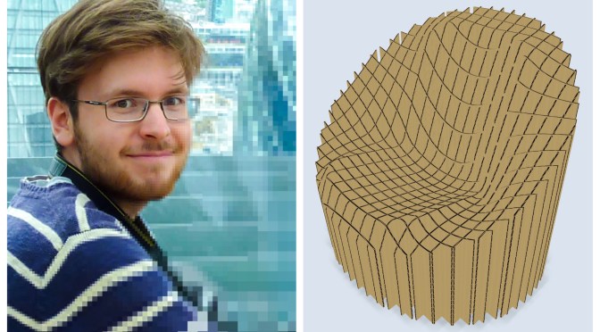 Cardboard-made lounge chair: a 100% sustainable and recycled project from Milan to Osaka Youth Design Day