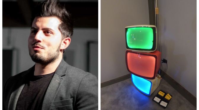 Upcycled televisions transformed into lamps: From Milan to Osaka through the theme of Design and Planet.